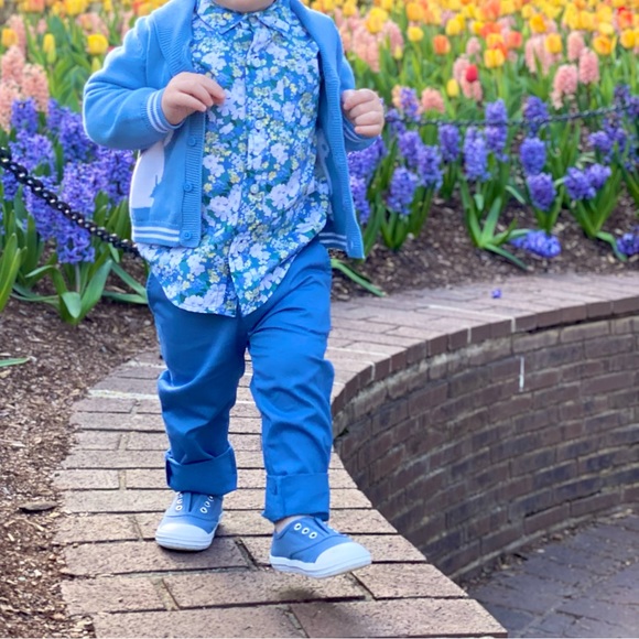 H&M Spring Blue Slip-on Toddler Sneakers - Picture 10 of 10